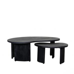 Salontafel Set Timon 100x58x40 cm