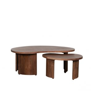 Salontafel Set Timon 100x58x40 cm